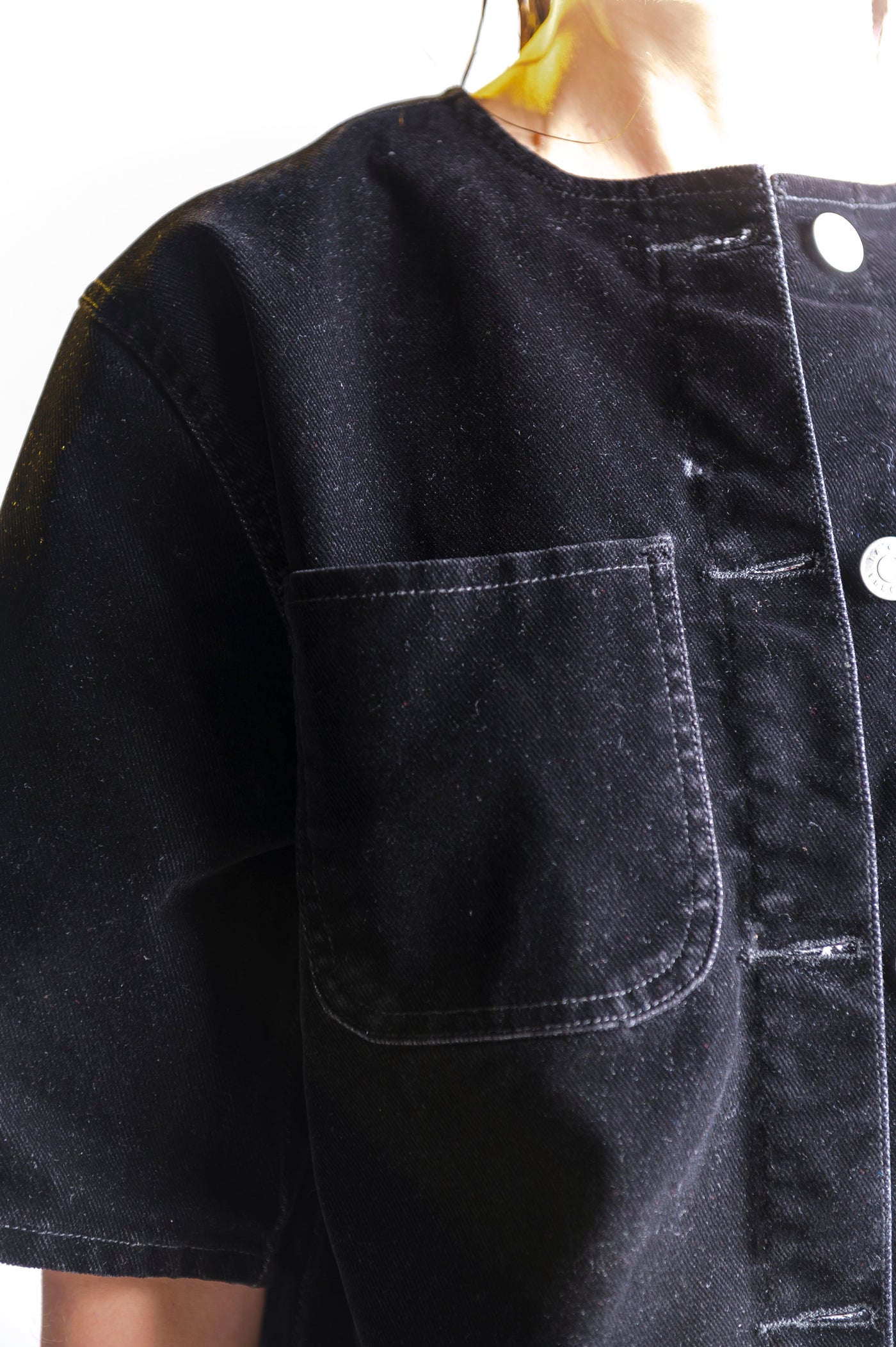 OVERSHIRT VELVET BLACK