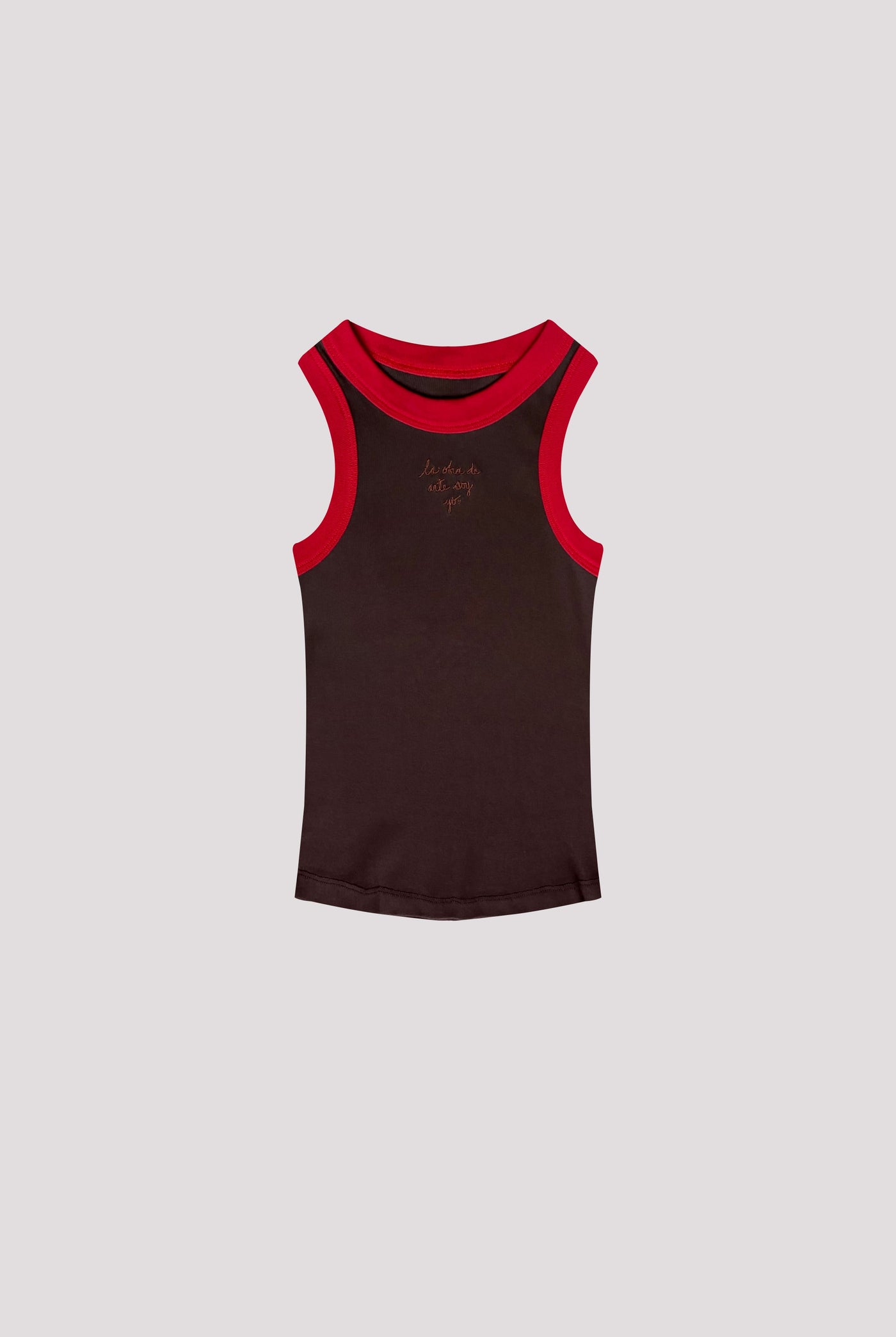 TANK TOP BROWN