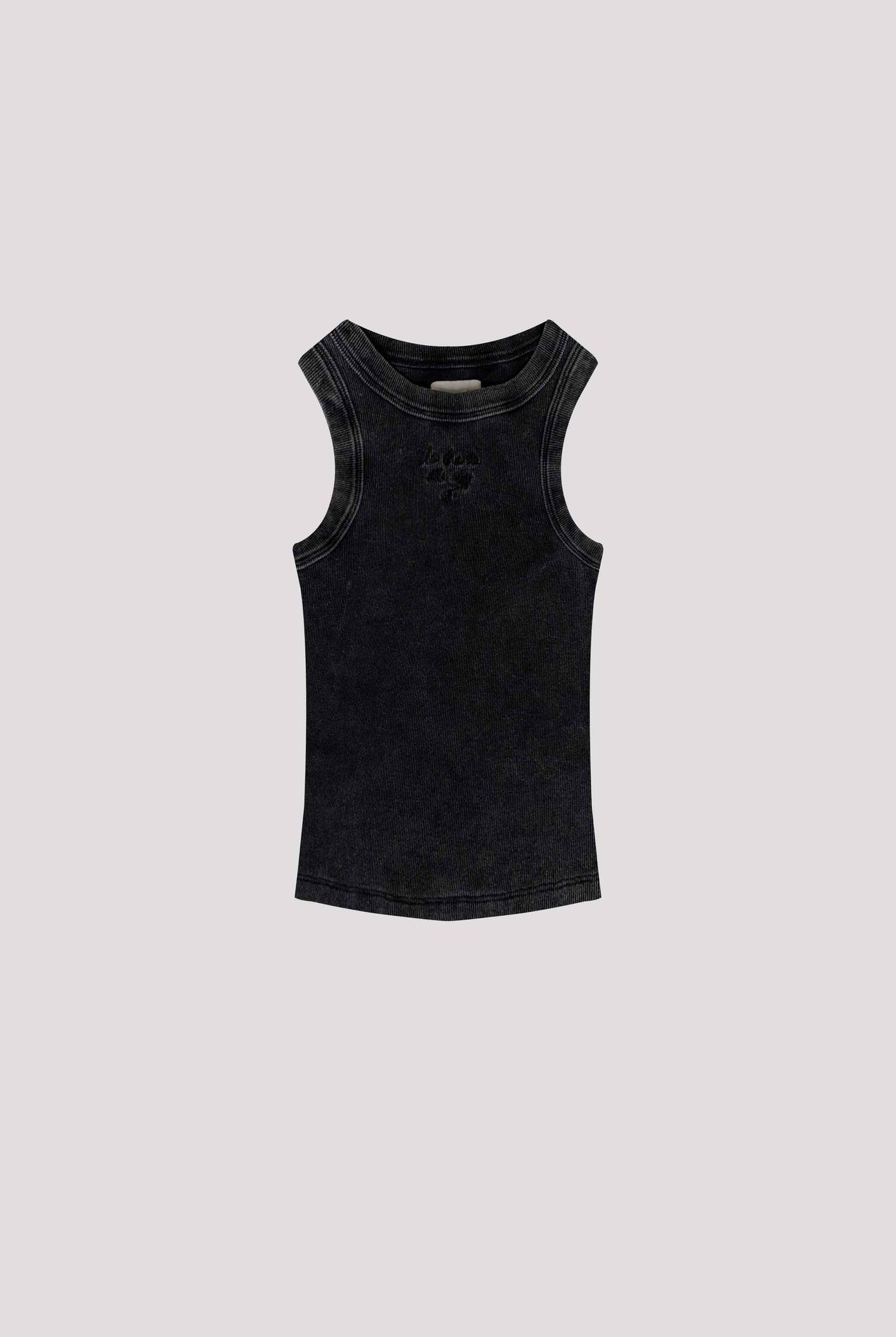 TANK TOP ACID WASH BLACK
