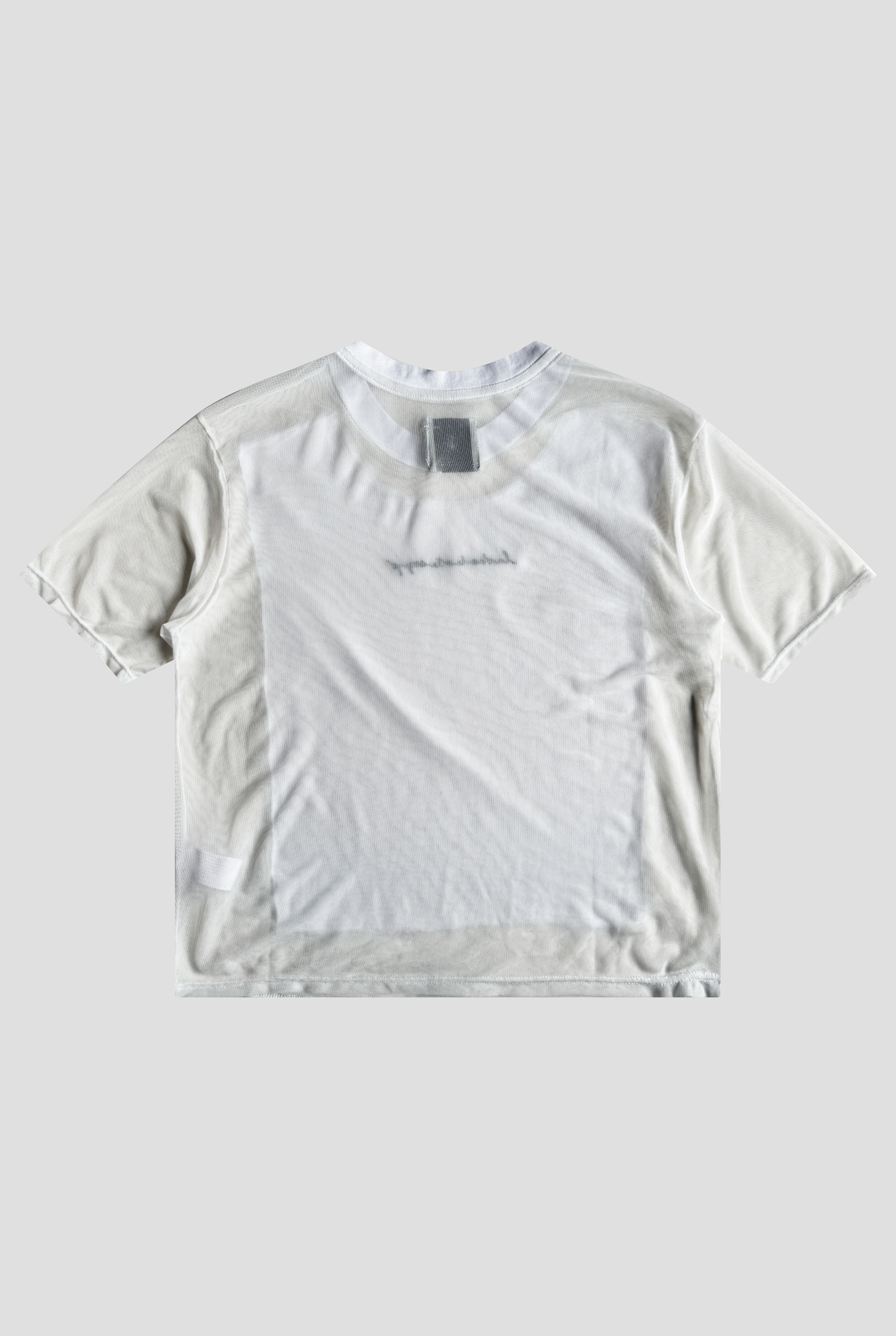 T SHIRT MESH WHITE