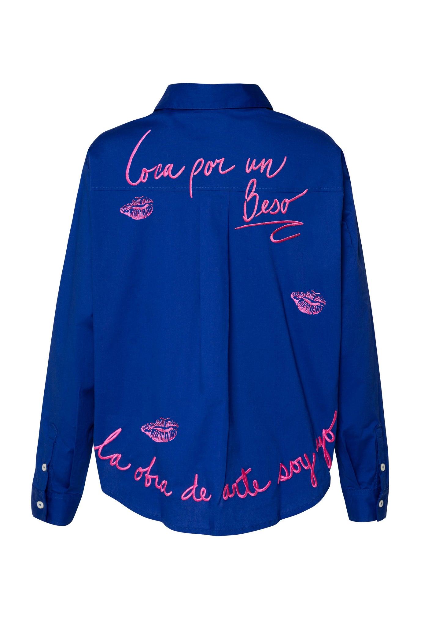 ARTIST SHIRT ROYAL BLUE UN BESO